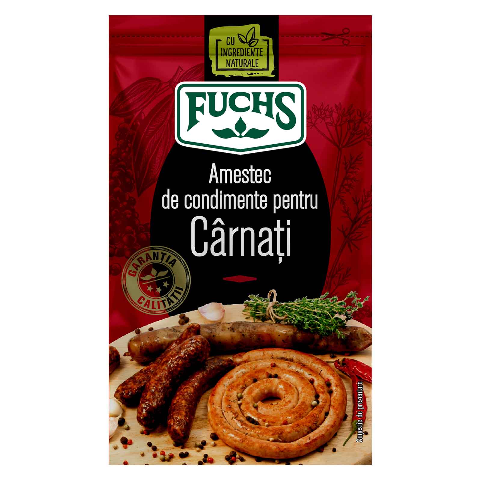 Amestec de condimente pentru cârnați, plic 20g ᐈ Fuchs