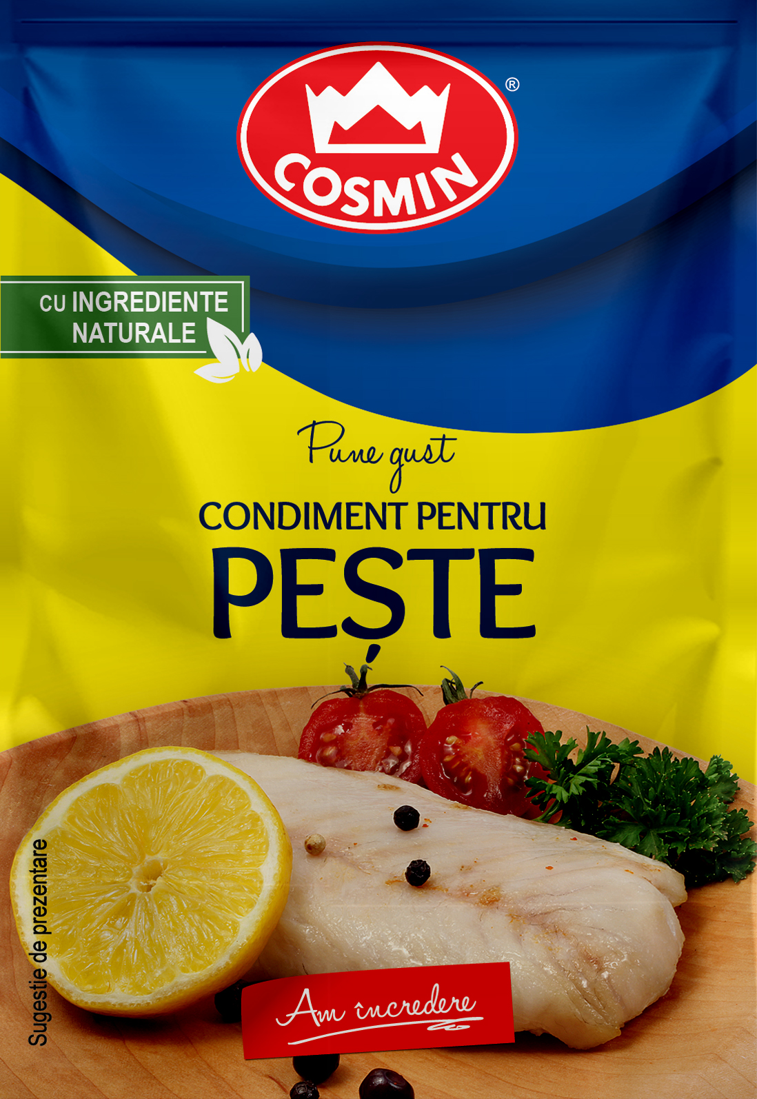 Condiment pentru peste, cosmin, 20g Cosmin