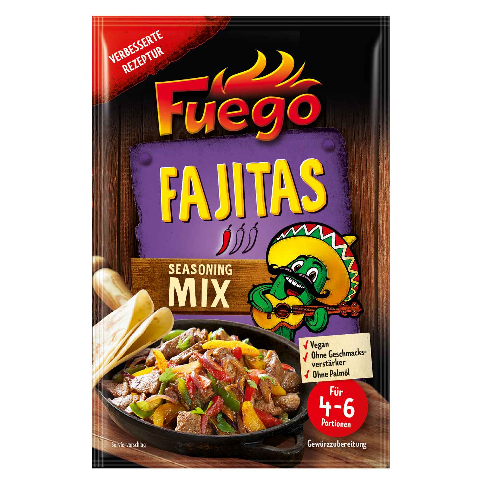 Mix condimente Fajita, plic 30 g, Fuego