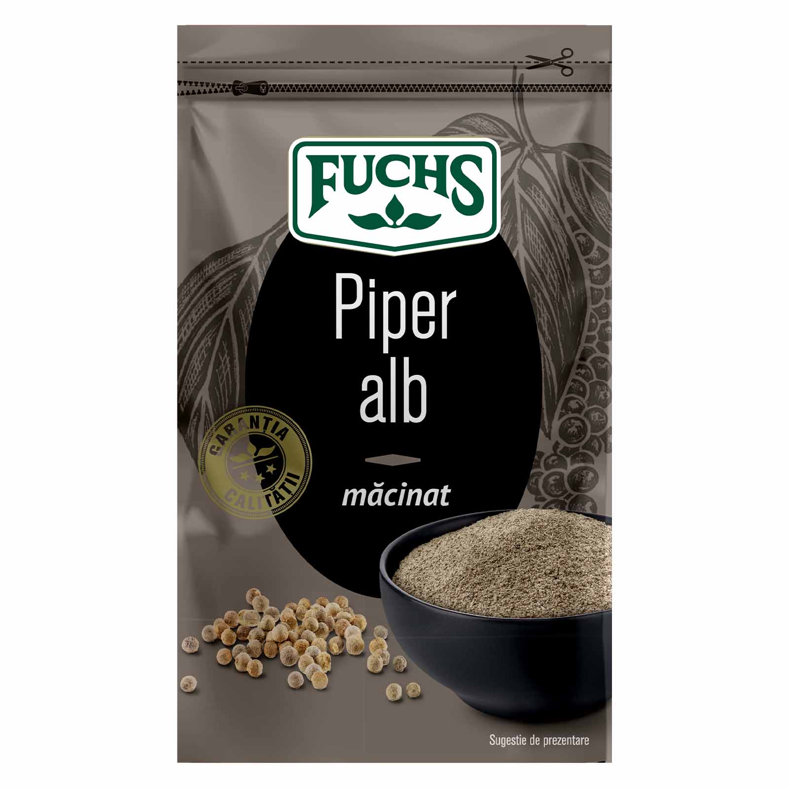 Piper alb macinat, fuchs, 20g Fuchs