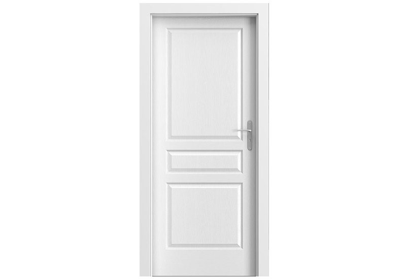 UȘI ÎN STOC - Foaie de ușă de interior cu structura granulara vopsită, Viena model P (plina),  Norma Ceha (H0 - 2020 mm) , raveli.ro