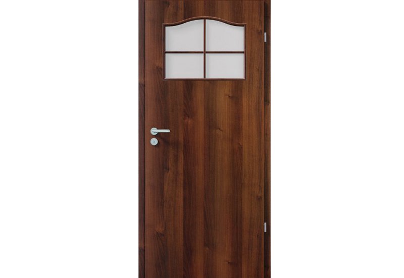 UȘI DE INTERIOR - Foaie de usa cu finisaj sintetic, Porta Decor, model cu grilă WC, raveli.ro