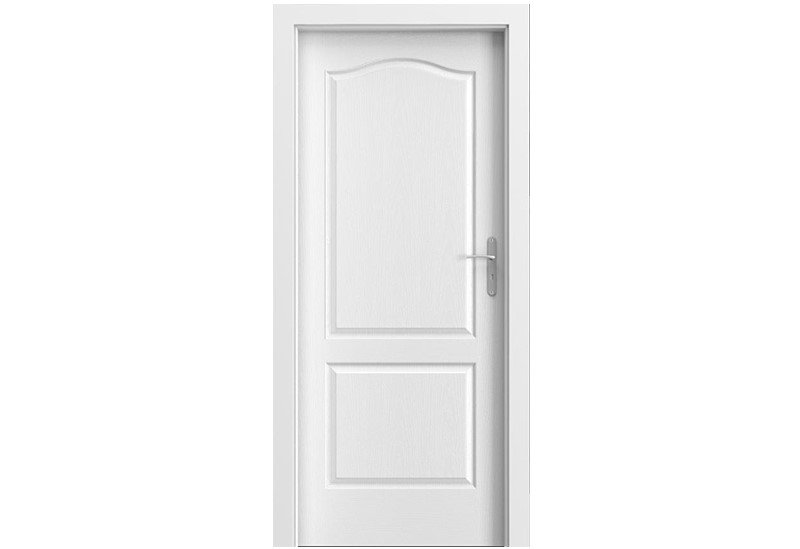 UȘI ÎN STOC - Foaie de ușă de interior cu structura neteda vopsită, Londra model P (plina) Norma Ceha (H0 - 2020 mm), raveli.ro