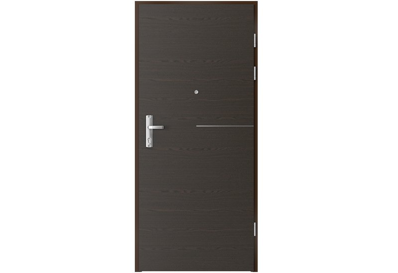 UȘI DE INTRARE ÎN APARTAMENT - Foaie de usa de intrare în apartament Extreme, cu aplicații model 8, raveli.ro