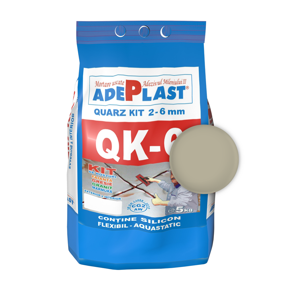 Adeplast chit de rosturi gri argintiu – quartz 5 kg Adeplast