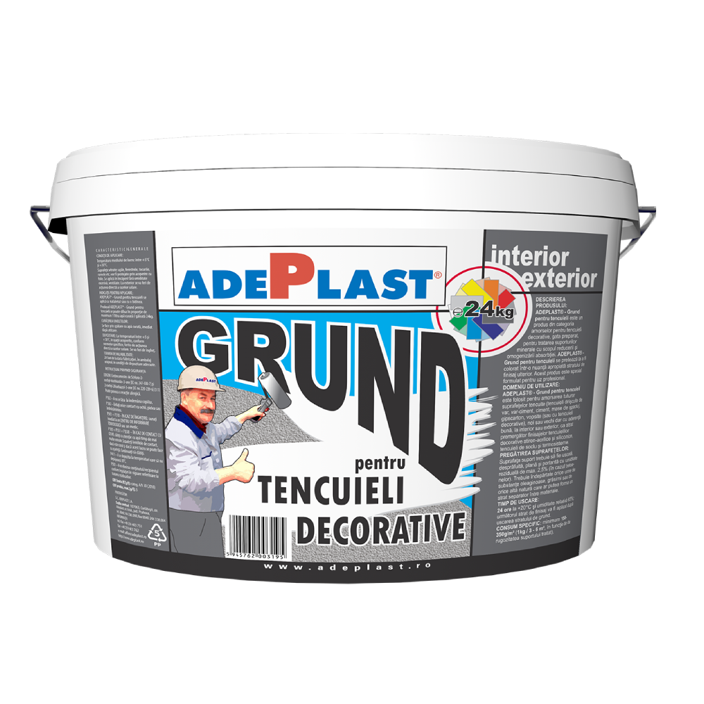 Adeplast grund tencuiala decorativa Alb – 24 KG