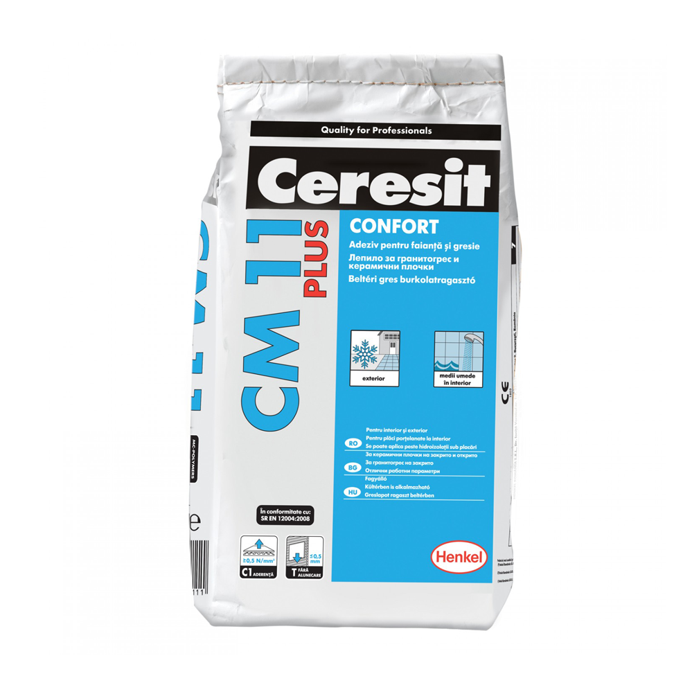 Adeziv gresie si faianta Ceresit CM 11 pentru interior/exterior 5 kg Ceresit