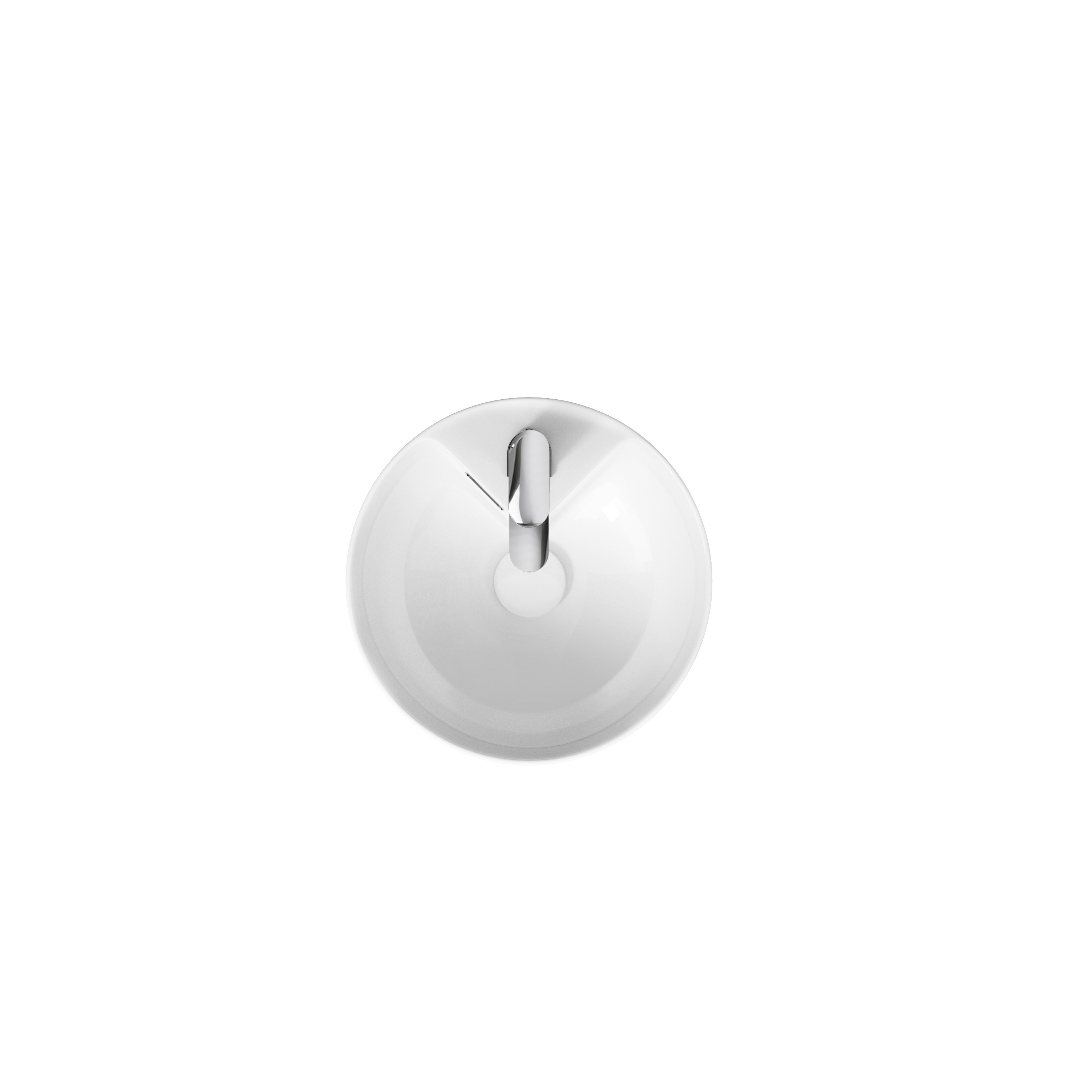 Cersanit lavoar rotund pentru montare pe blat Crea 38 rotund K114-002 cersanit imagine 2022