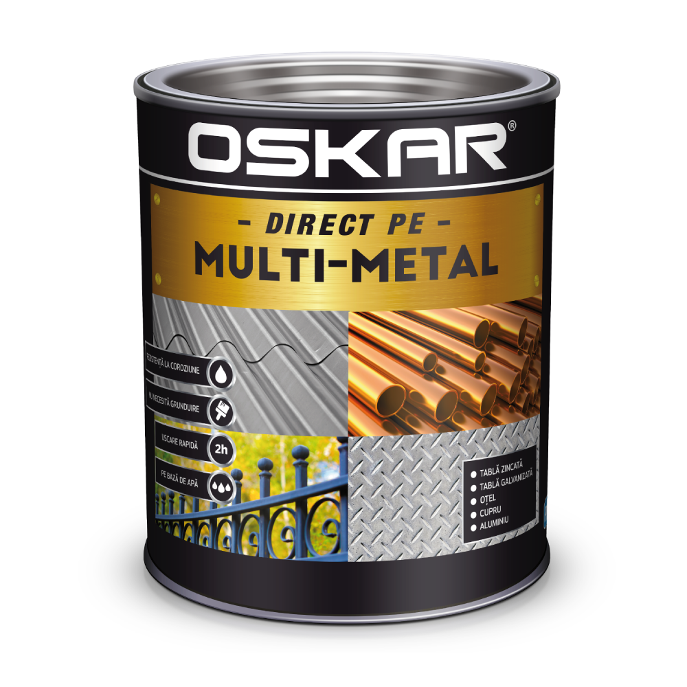 Email Oskar Multimetal RAL 9005 negru 2.5 L 2.5