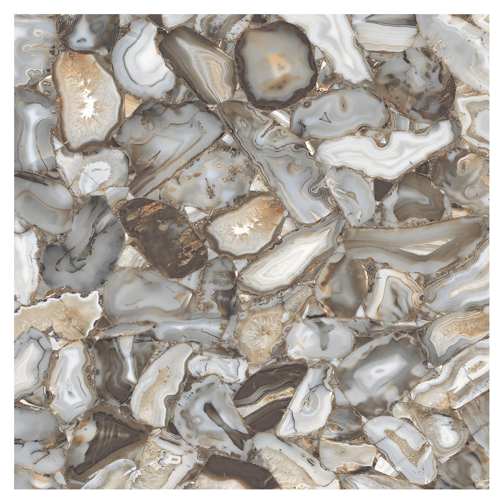 Gresie vitrificata Living Digital Oyster Green glossy 60 x 60 Digital