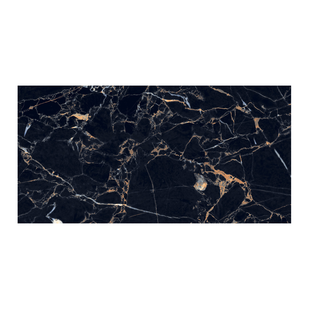 Gresie portelanata rectificata Black Potaro 60 x 120 lucioasa Regata.ro imagine 2022
