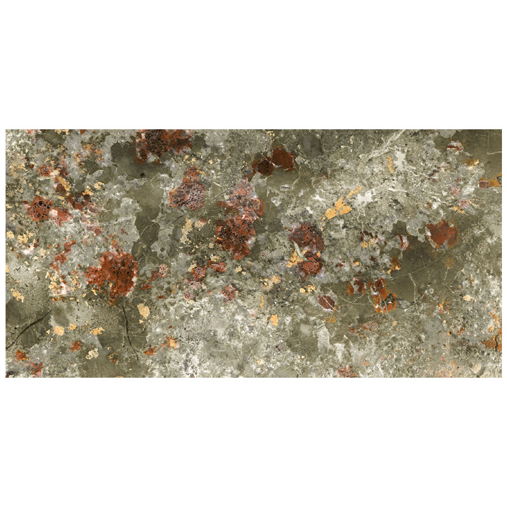 Gresie portelanata rectificata Nebula Green 59.5 x 119.5 Regata.ro