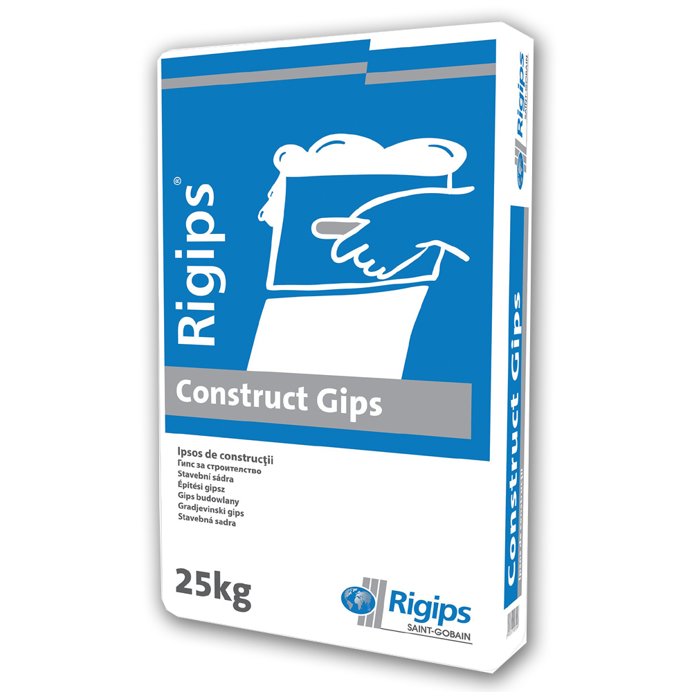 Ipsos de constructii Rigips Construct Gips 25 KG pentru interior