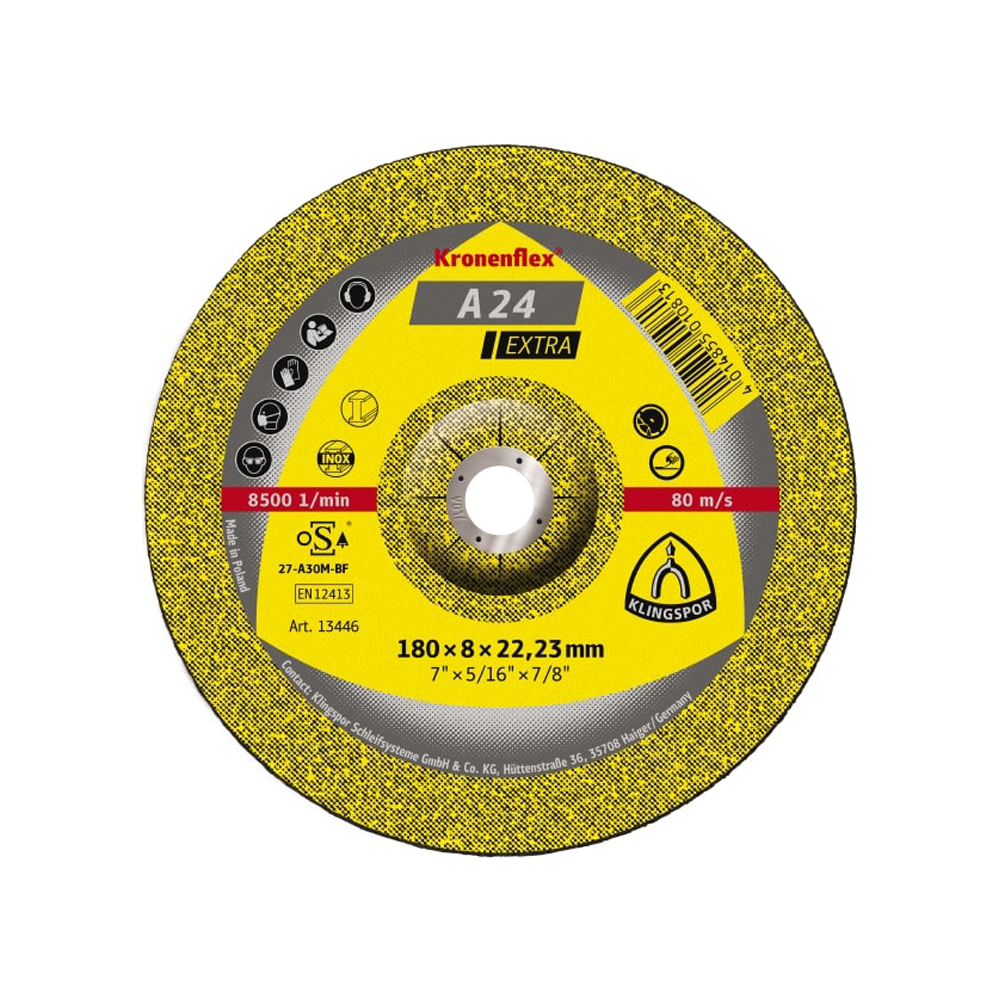 Klingspor disc polizare 13447 – 22.3 x 6 x 230 mm