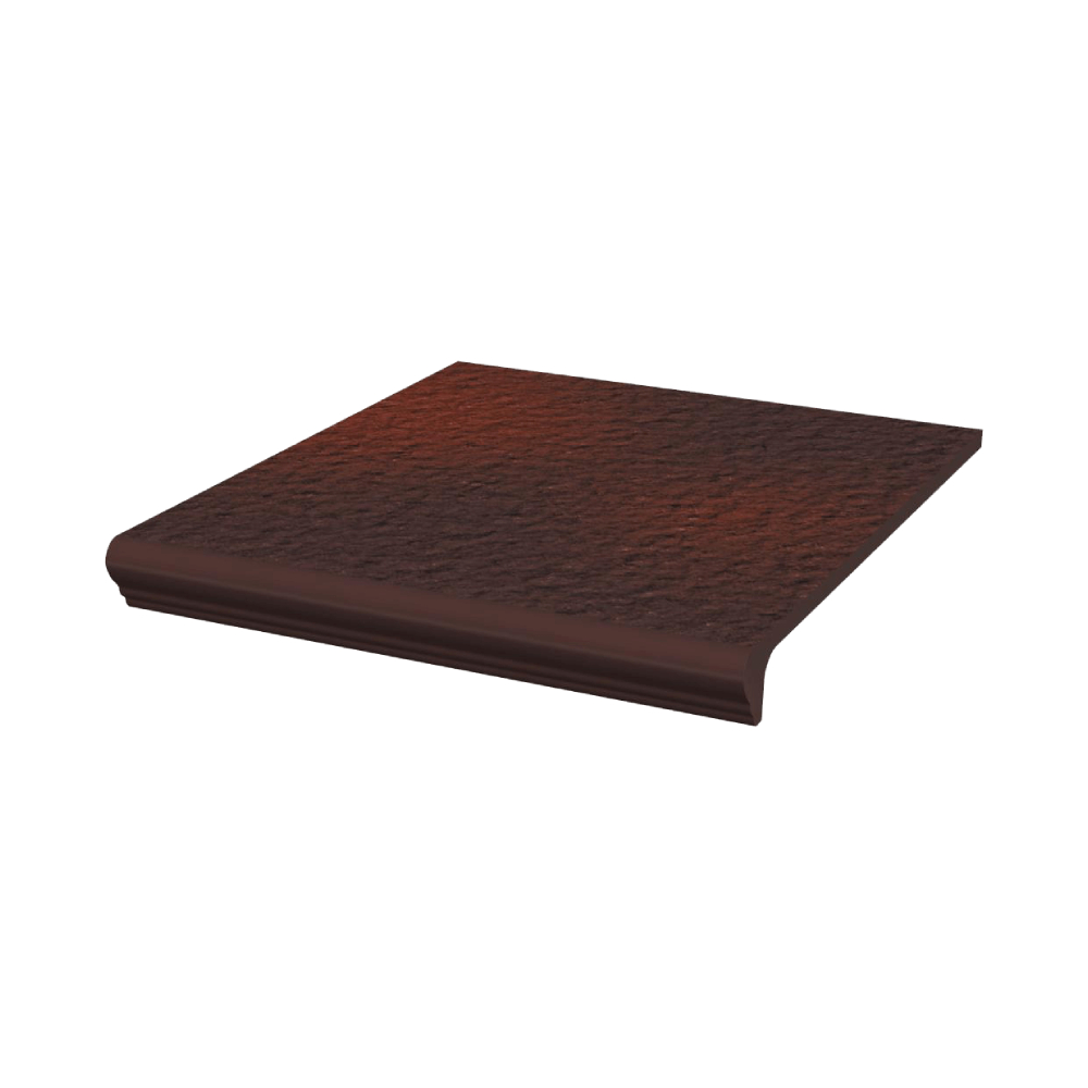 Klinker grinda dreapta de colt structurala Semir Brown Portelanat 30 x 33 Brown