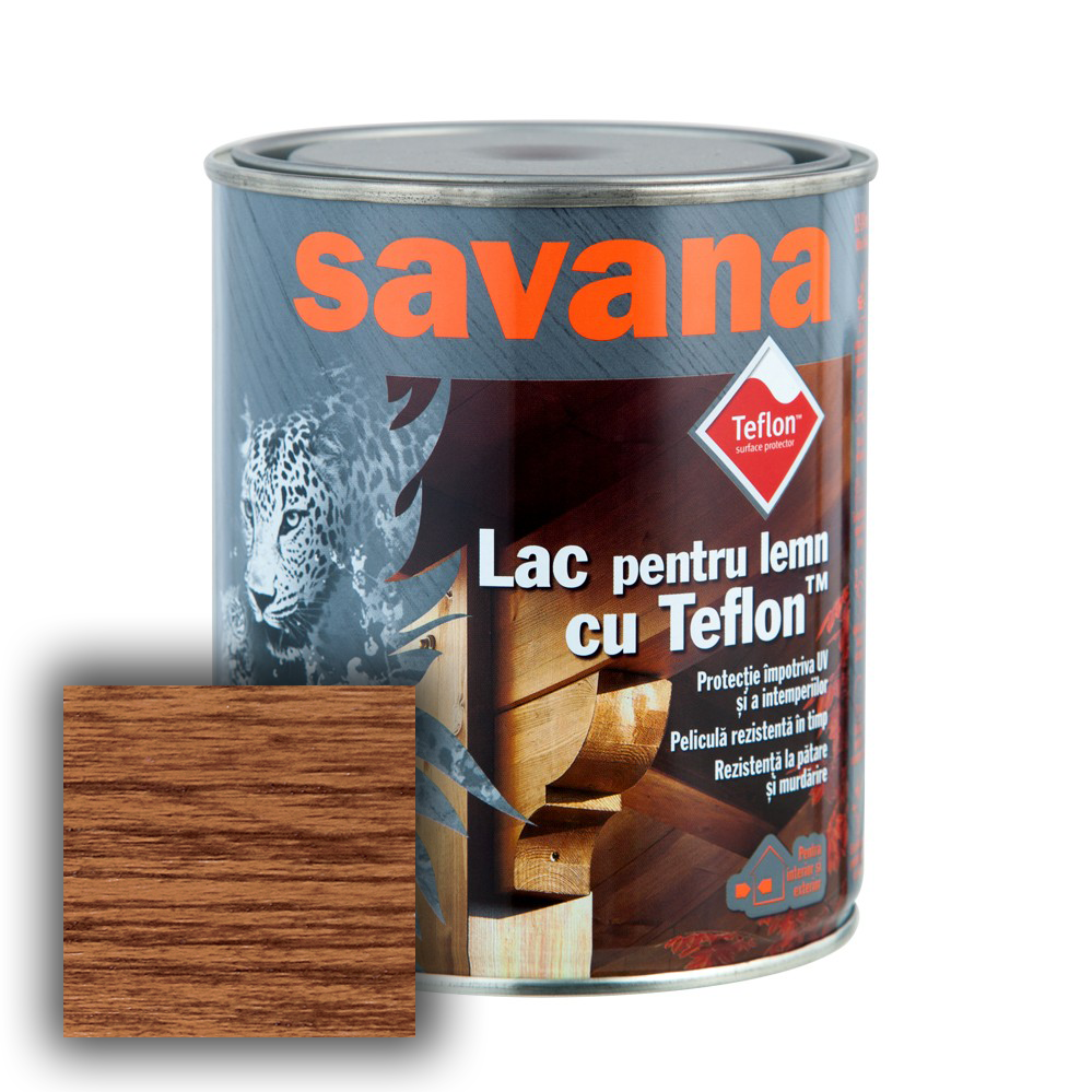 Lac colorat Savana Teflon 2.5 L Palisandru 2.5