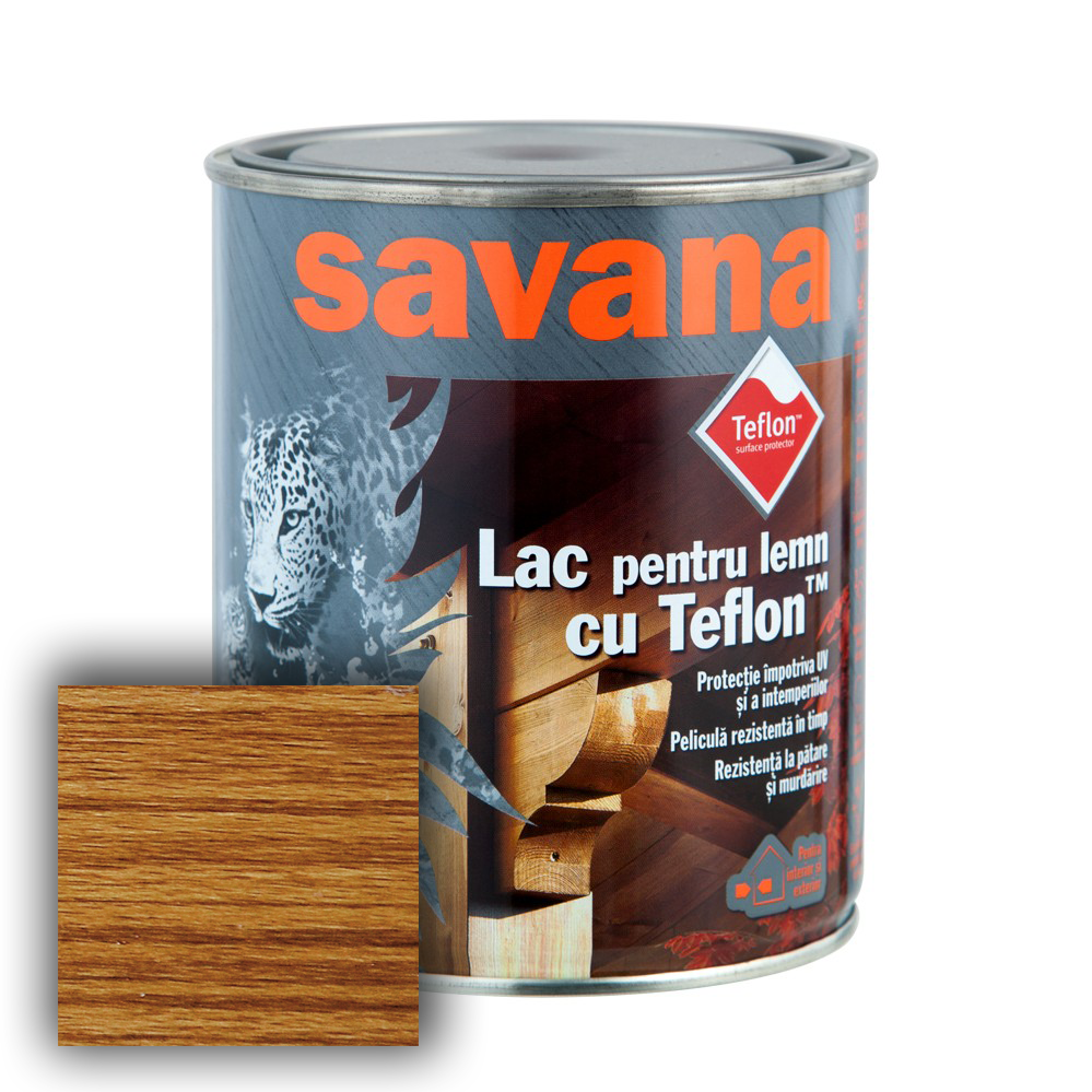 Lac colorat Savana Teflon 2.5L Stejar 2.5l