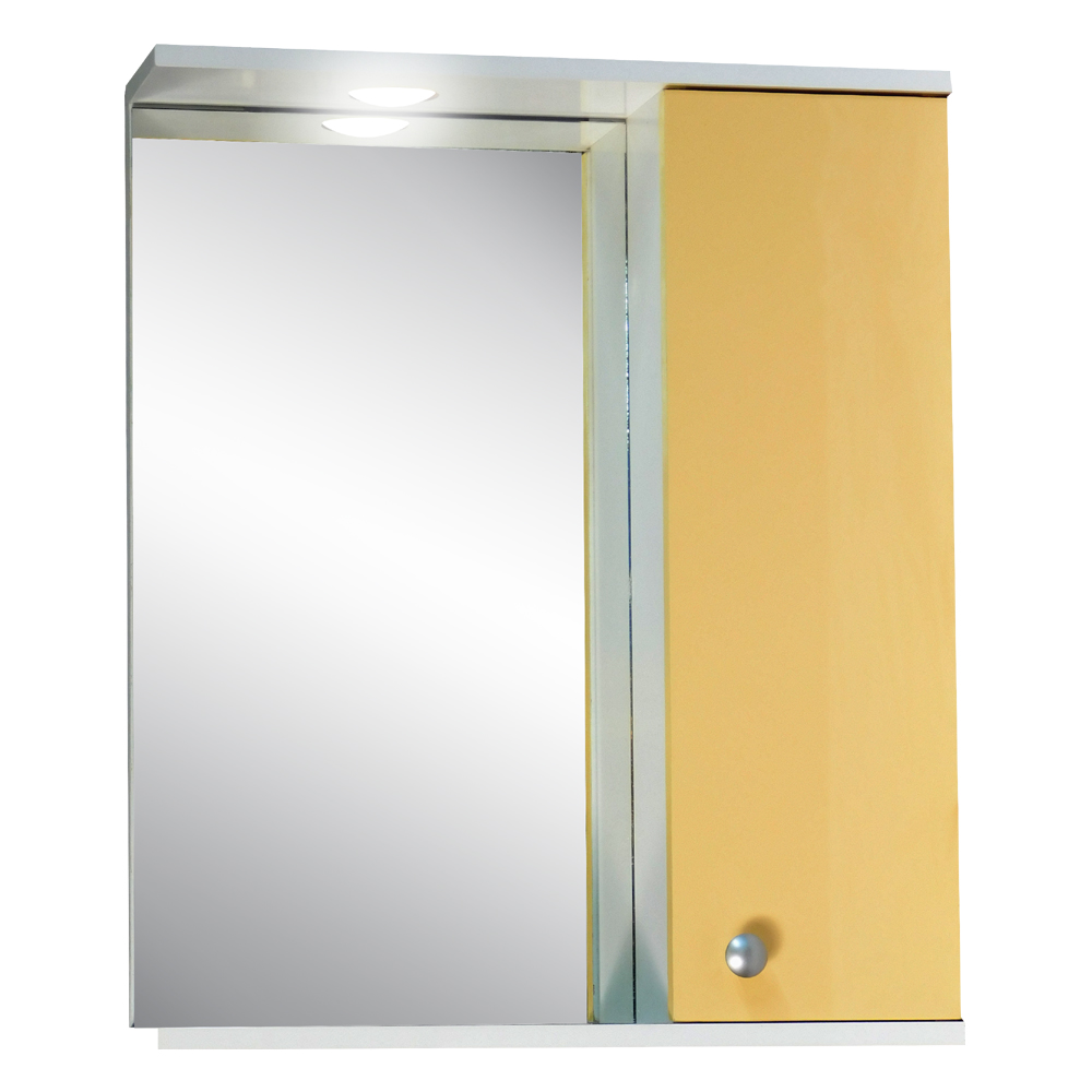 Oglinda cu dulap si decupaj pentru spot Celesta 55 cm Crem Celesta