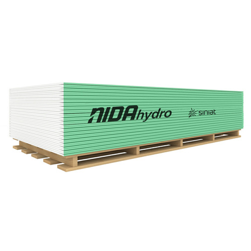 Placa gips carton Nida Hidro 12.5 x 1200 x 2500 12.5