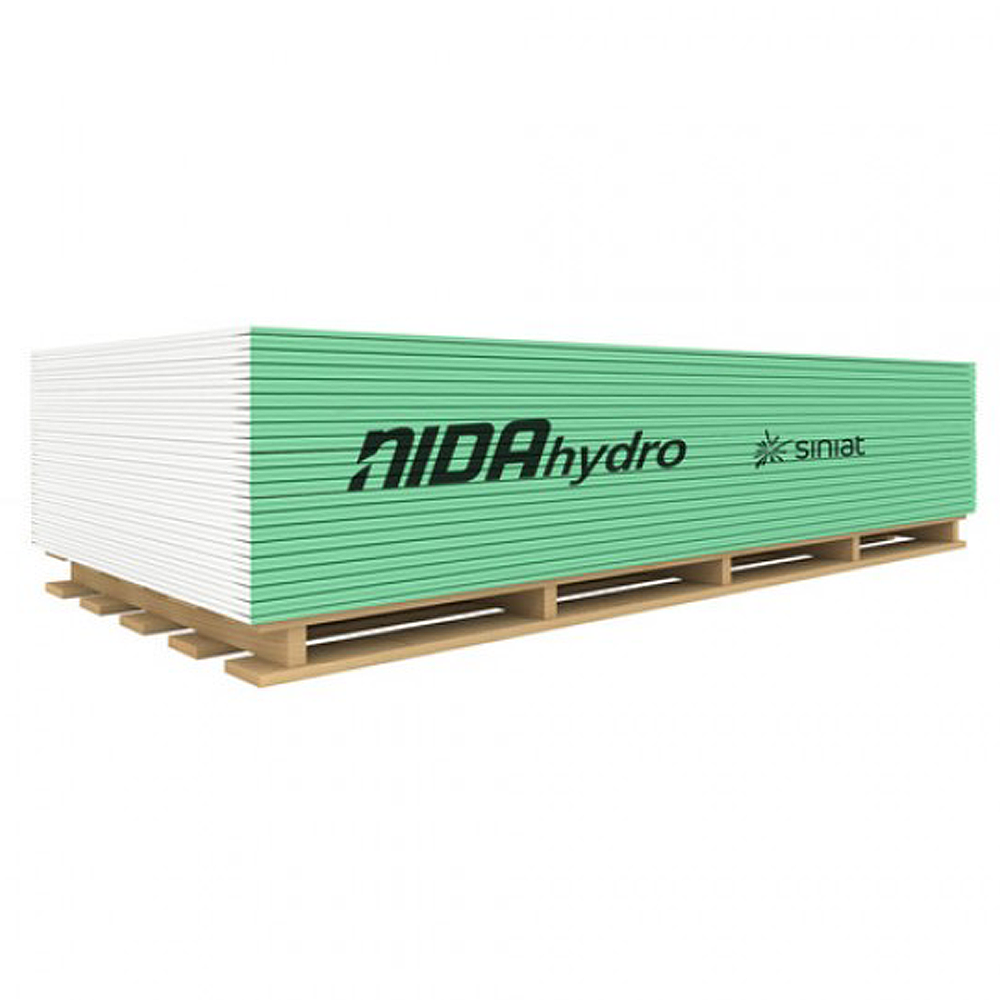 Placa gips carton Nida Hidro 12.5 x 1200 x 2600 12.5