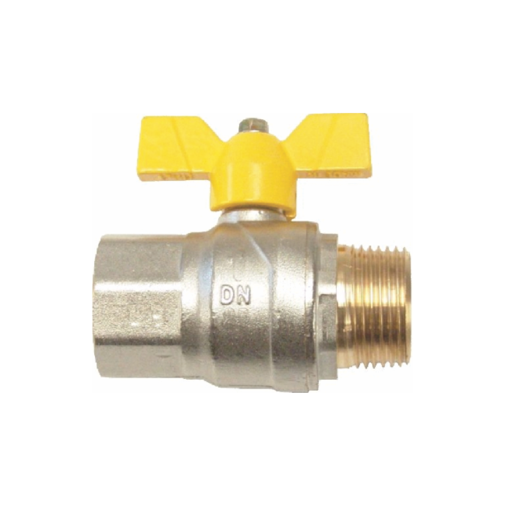 Robinet cu sfera pentru apa Mistral F/F 1/2” cu fluture negru 1/2