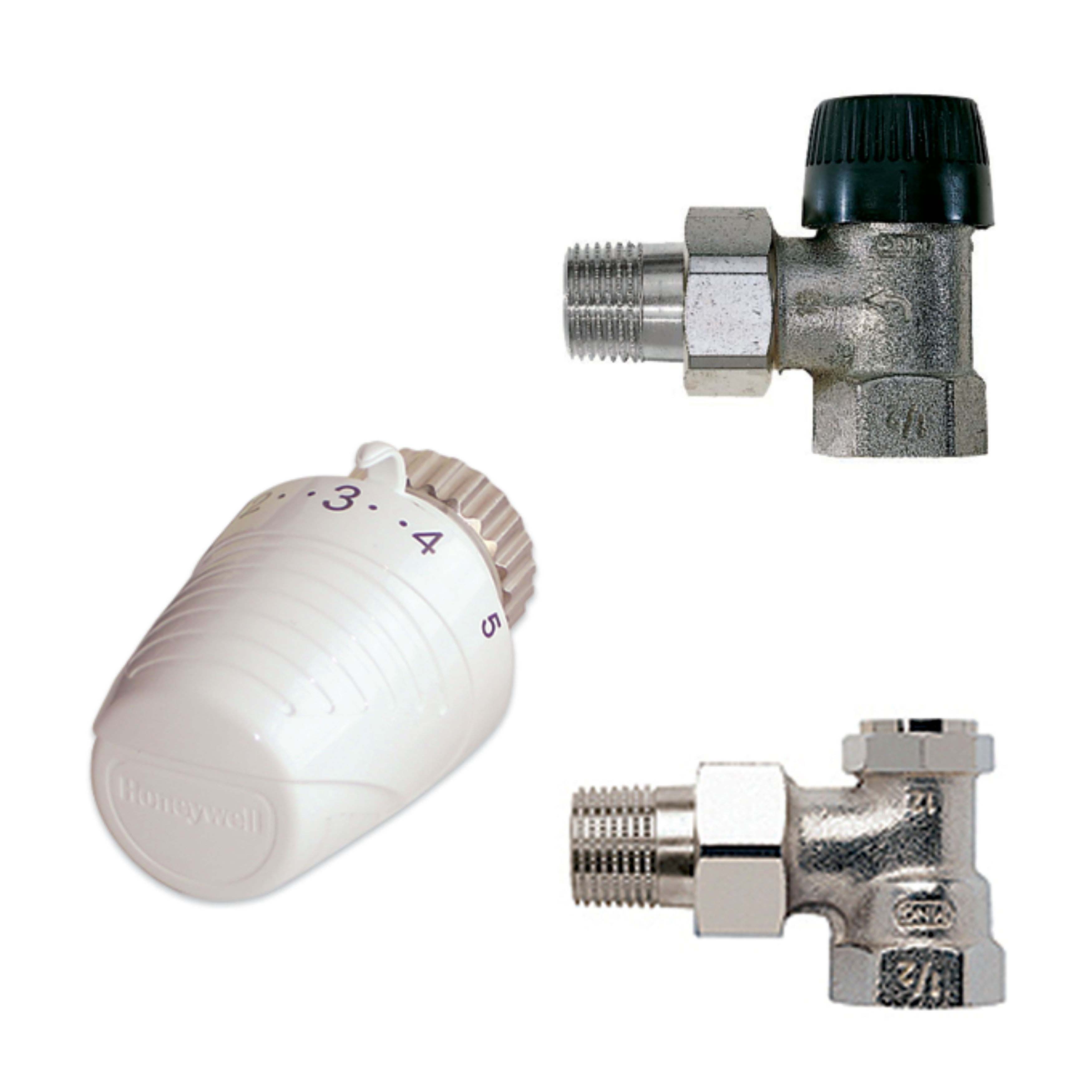 Set robinet termostatic Honeywell 1/2 oring (cap+tur+retur) Honeywell
