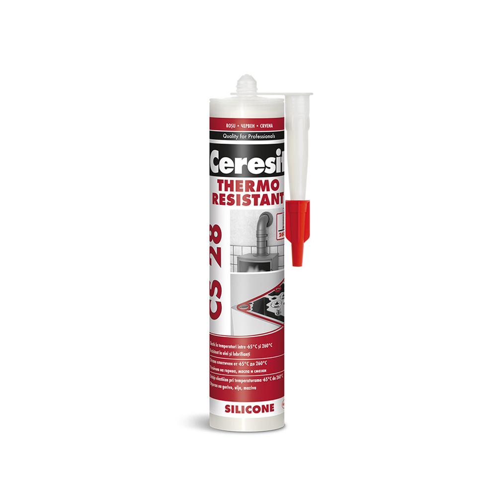 Silicon CS 28 Ceresit 300 ml pentru temperaturi inalte Ceresit imagine 2022