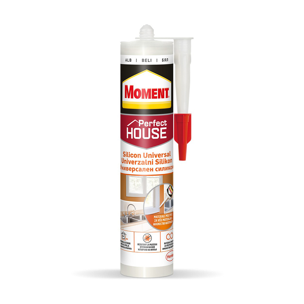 Silicon universal alb Moment Ceresit 280 ml Ceresit imagine 2022