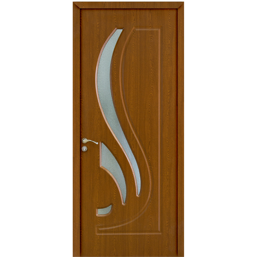 Usa lemn interior Modern cu geam OP-154 2000/800 Stejar inchis Regata.ro