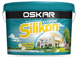 Vopsea lavabila pentru exterior Oskar Silicon 5 L exterior