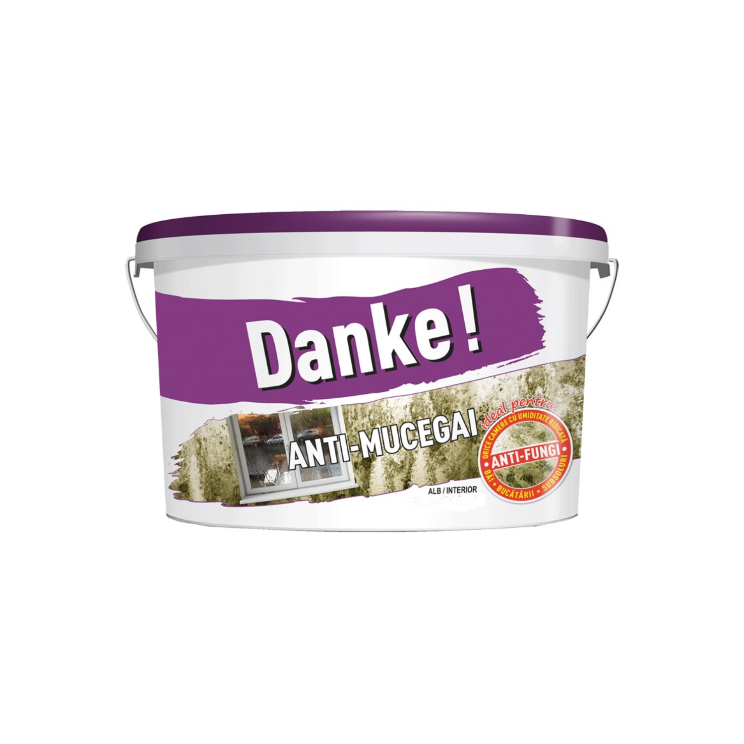 Vopsea lavabila pentru Interior Danke Anti-mucegai 8.5 L 8.5