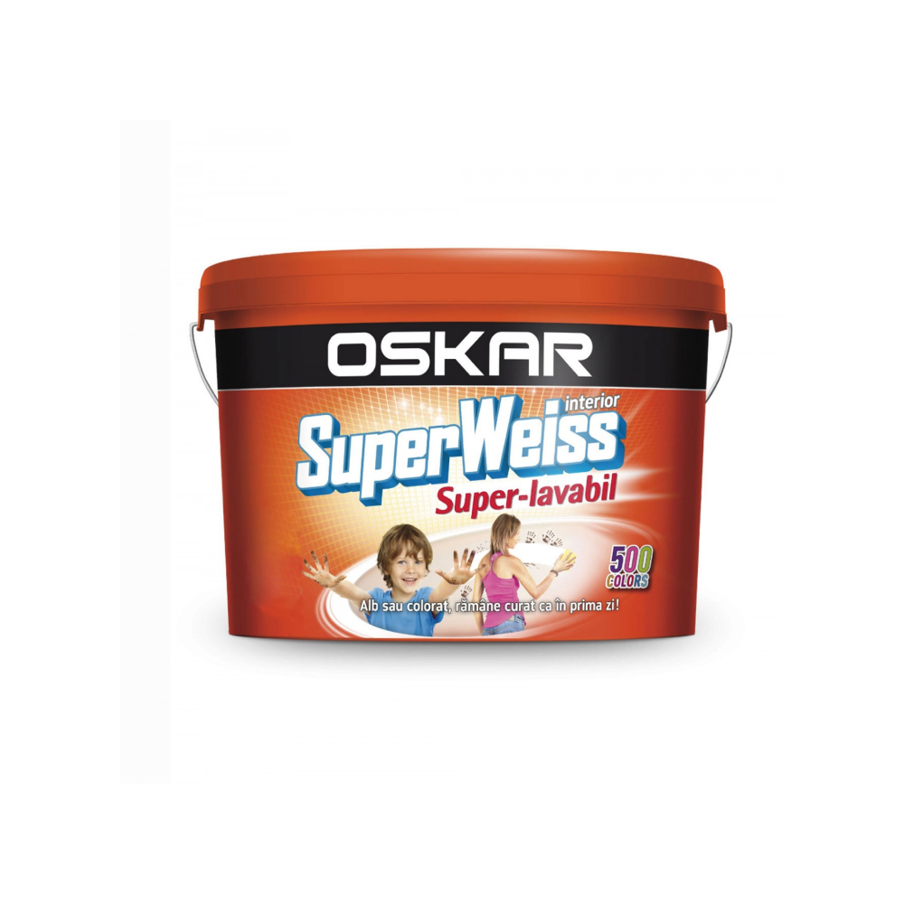 Vopsea lavabila pentru interior Oskar Superweiss 2.5 L 2.5