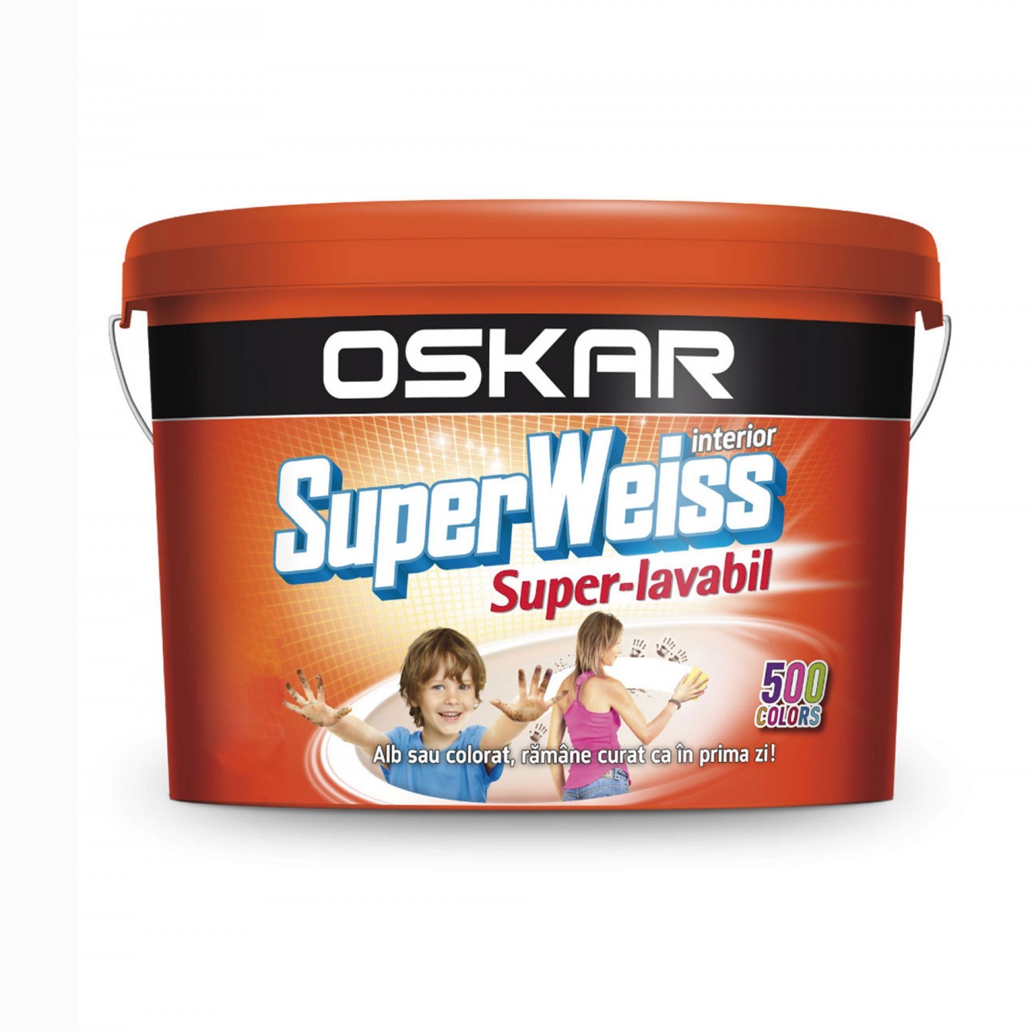 Vopsea lavabila pentru interior Oskar Superweiss 8.5 L oskar