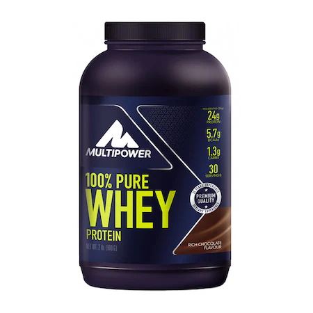 100% Whey Isolate Protein pulbere cu aroma ciocolata, 725g, Multipower