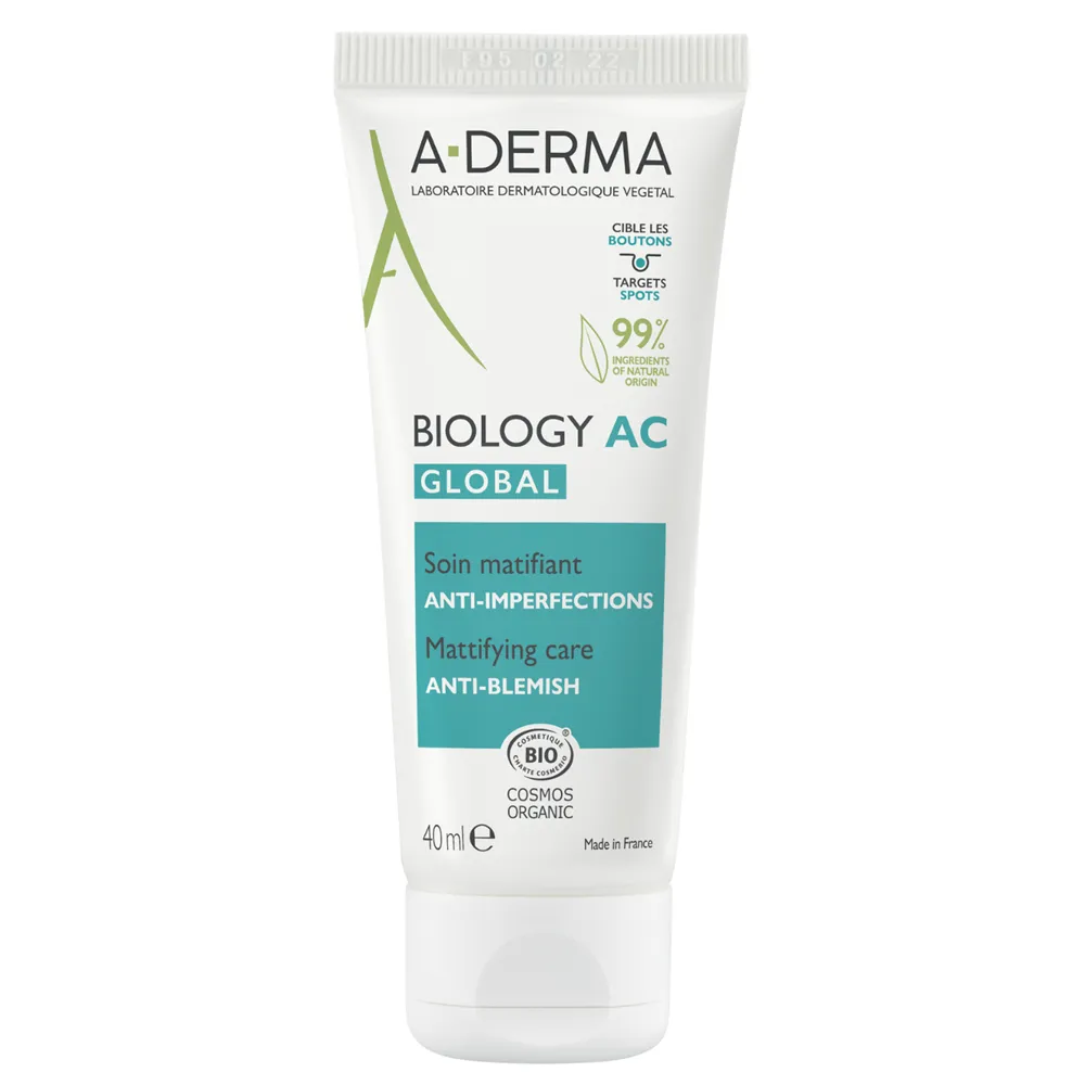 Crema matifianta anti-imperfectiuni Biology AC, 40 ml, A-Derma 