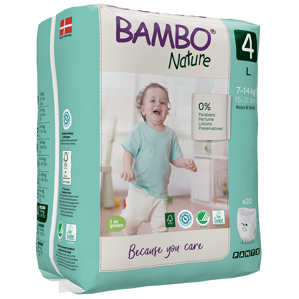 Bambo Nature Pants Junior nr 4 (7-14kg) x 20buc