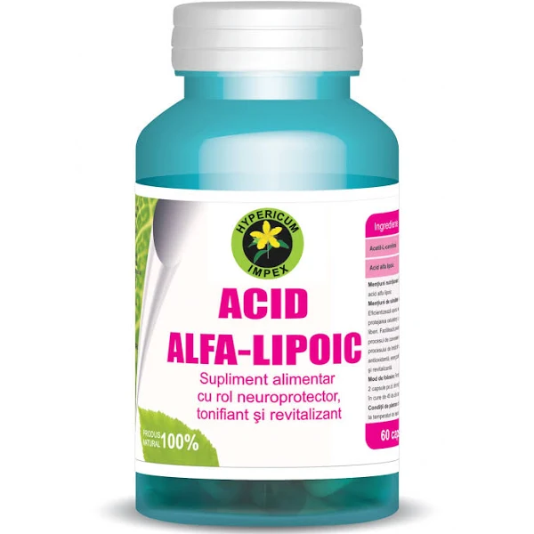 Acid Alfa Lipoic, 60 capsule, Hypericum