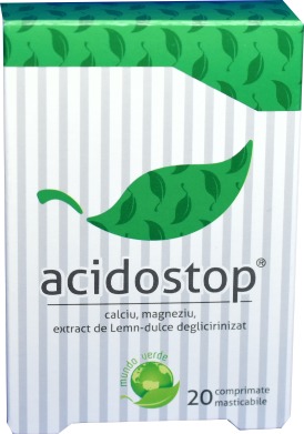 Acidostop, 20 comprimate masticabile, Laropharm