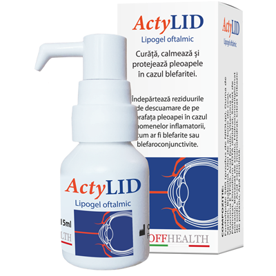 Actylid Lipogel oftalmic, 15 ml, Offhealth
