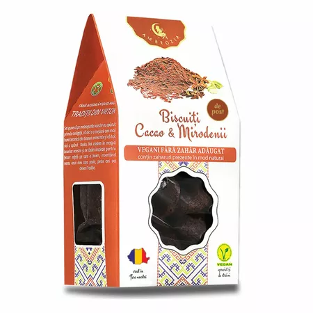 Biscuiti vegani cu cacao si mirodenii,130g, Ambrozia