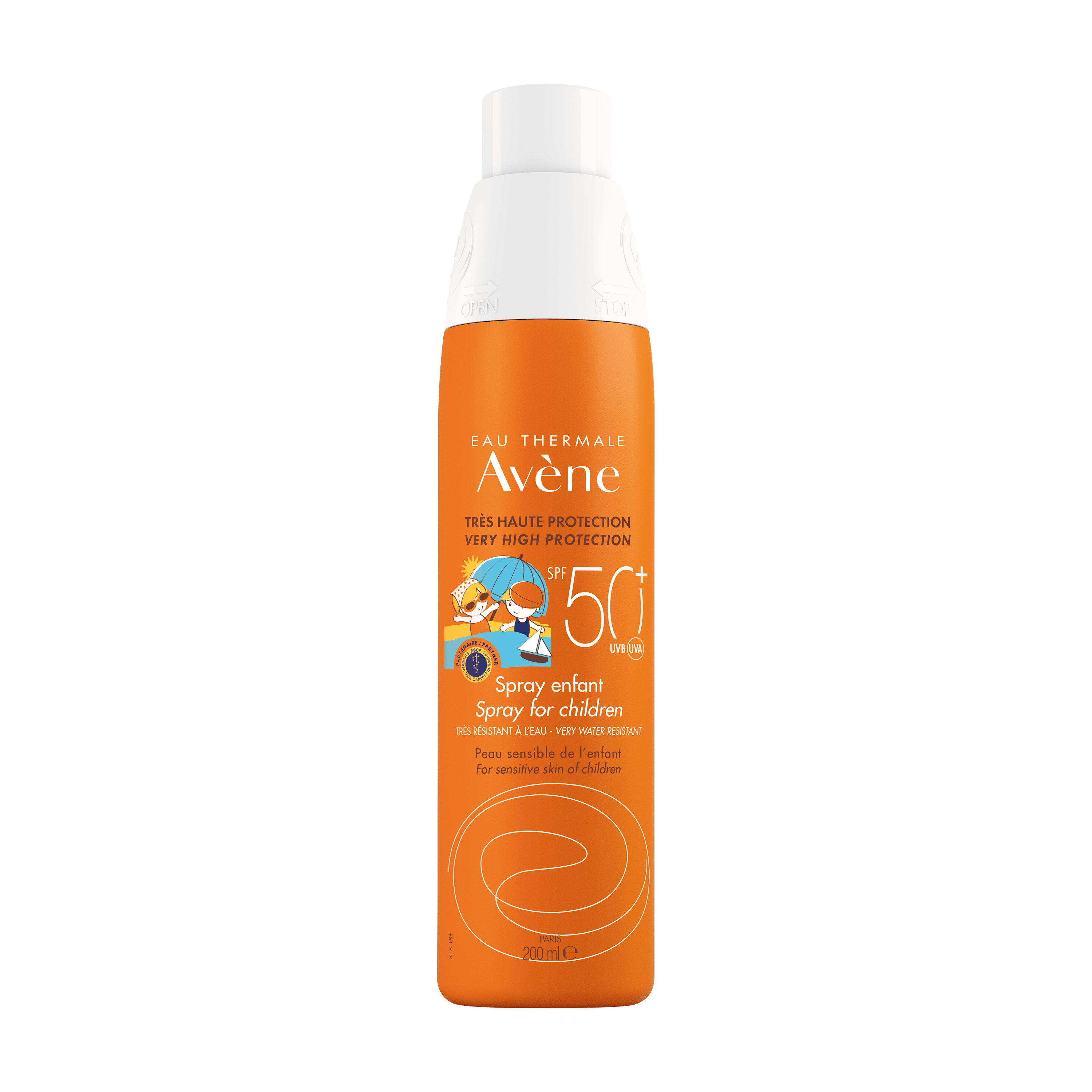 Spray protectie solara Copii SPF 50+, 200 ml, Avene