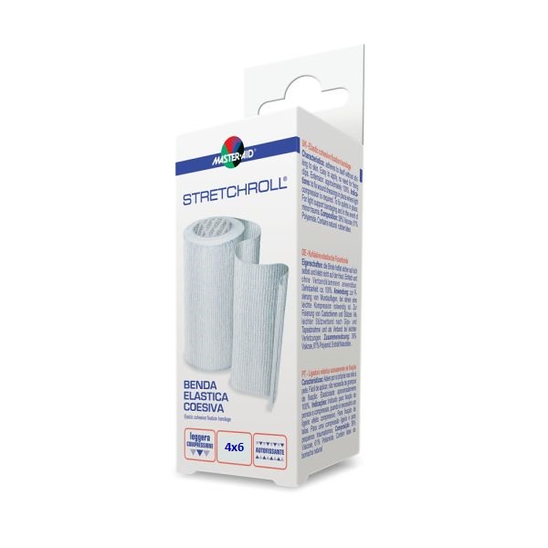 Bandaj elastic autoadeziv Stretchroll Master-Aid, 4mx6cm, Pietrasanta Pharma