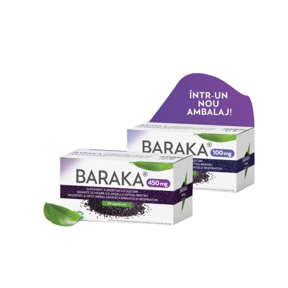 Baraka, 450 mg, 450 mg, 24 capsule moi, Pharco