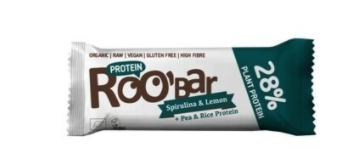 Baton Roobar spirulina + lamaie raw eco 40g