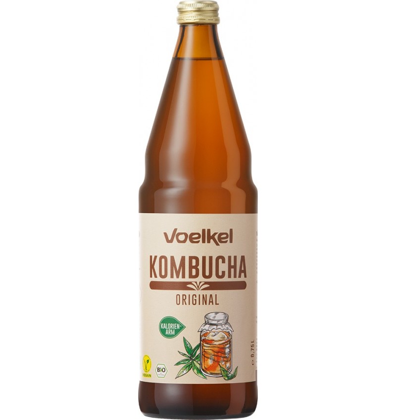 Bautura acidulata eco pe baza de kombucha, 750ml, Voelkel