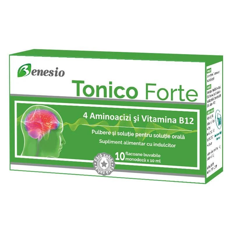 Benesio Tonico Forte 10ml, 10 flacoane
