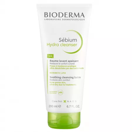 Balsam de curatare Sebium Hydra Cleanser, 200ml, Bioderma