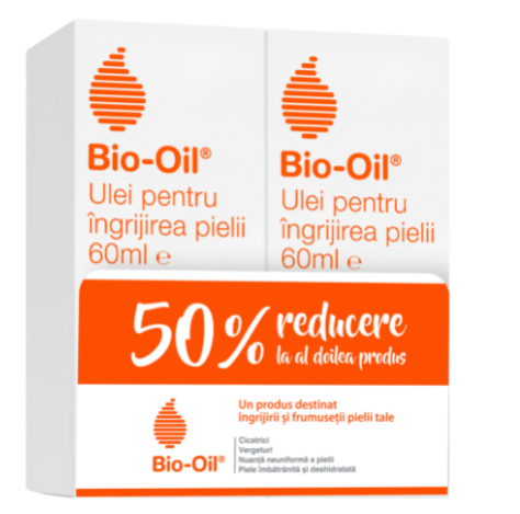 Bio-Oil Ulei, 60ml 1+1-50% reducere la al doilea