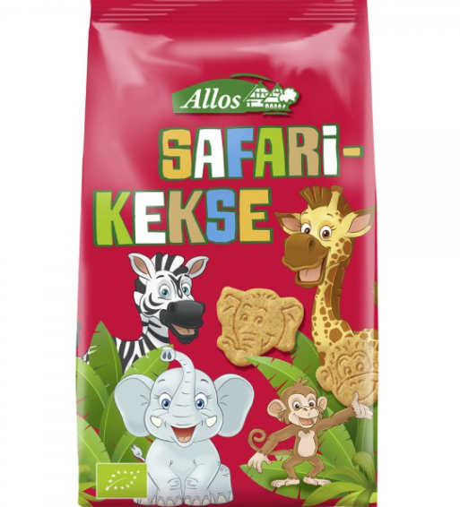 Biscuiti safari pentru copii ECO 150g (Allos)