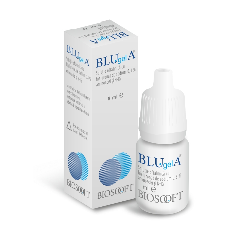 Blu Gel A solutie oftalmica, 8 ml, BioSooft
